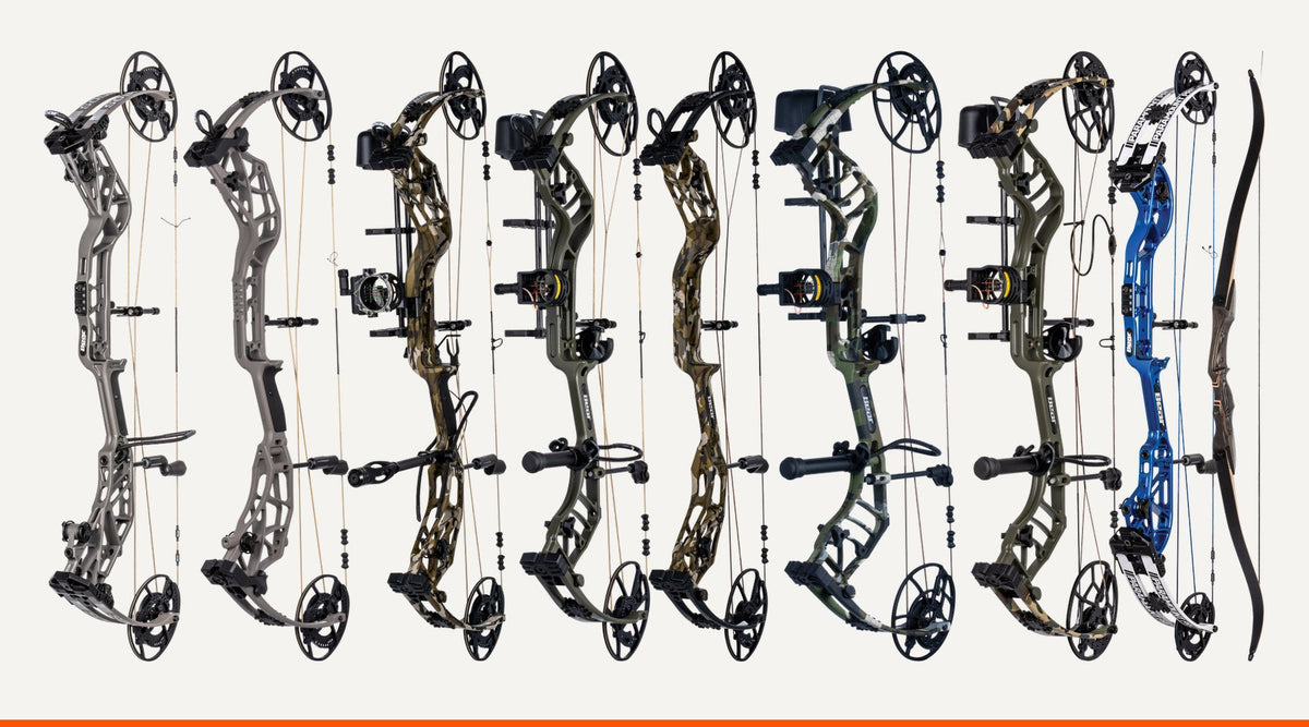 Bear Archery's 2027 bow lineup side by side