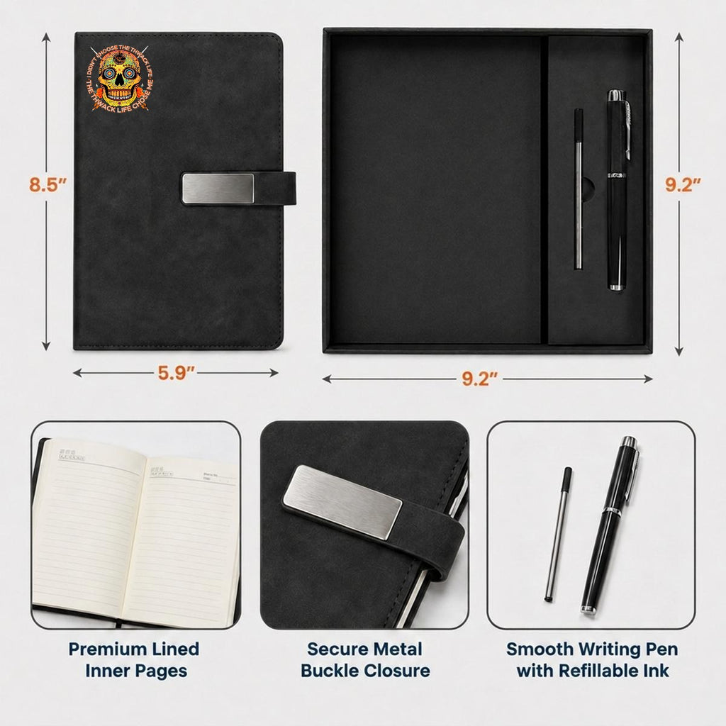 Notebook Gift Set with Metal Pen