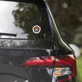 I'd Thwack That Stickers, 3 x 3 inch sticker of the I'd THWACK That! target design on a car window