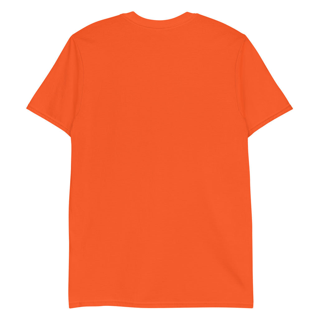 I'd Thwack That T-Shirt in Orange, flat back view