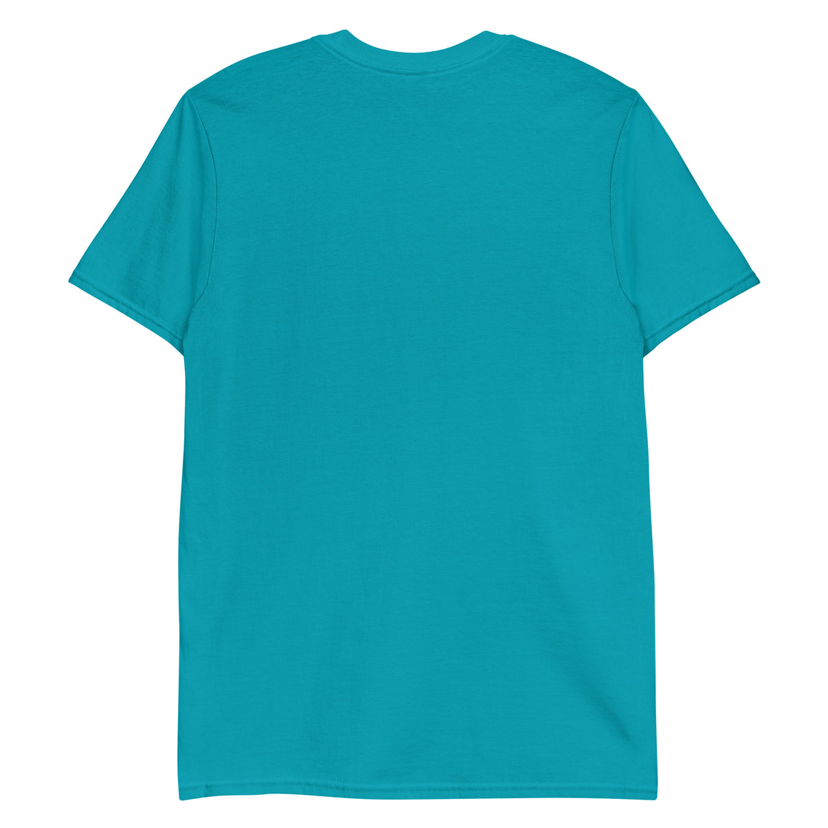 I'd Thwack That T-Shirt in Tropical Blue, flat back view