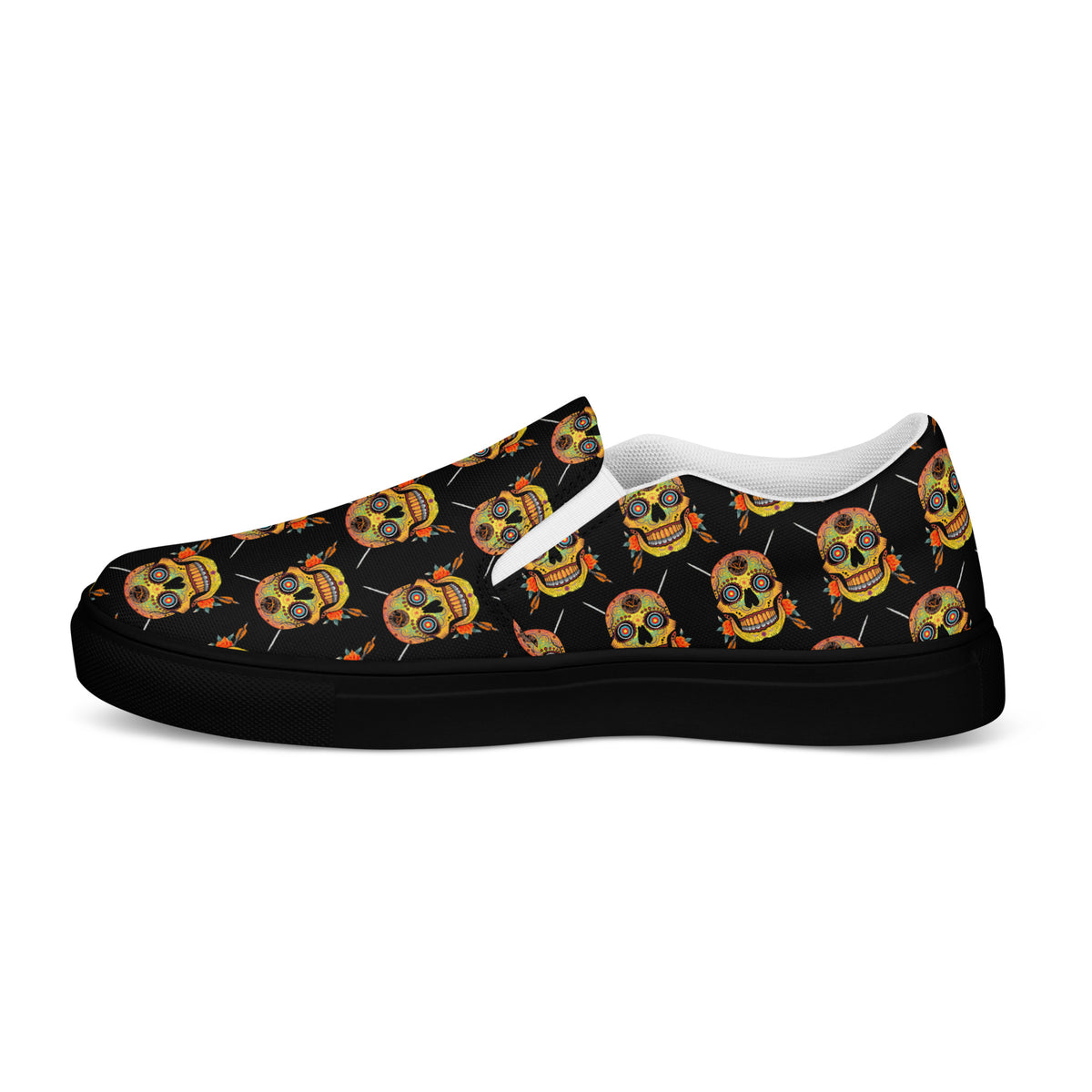 Sugar Skull Kick-Around Shoes, inner side view