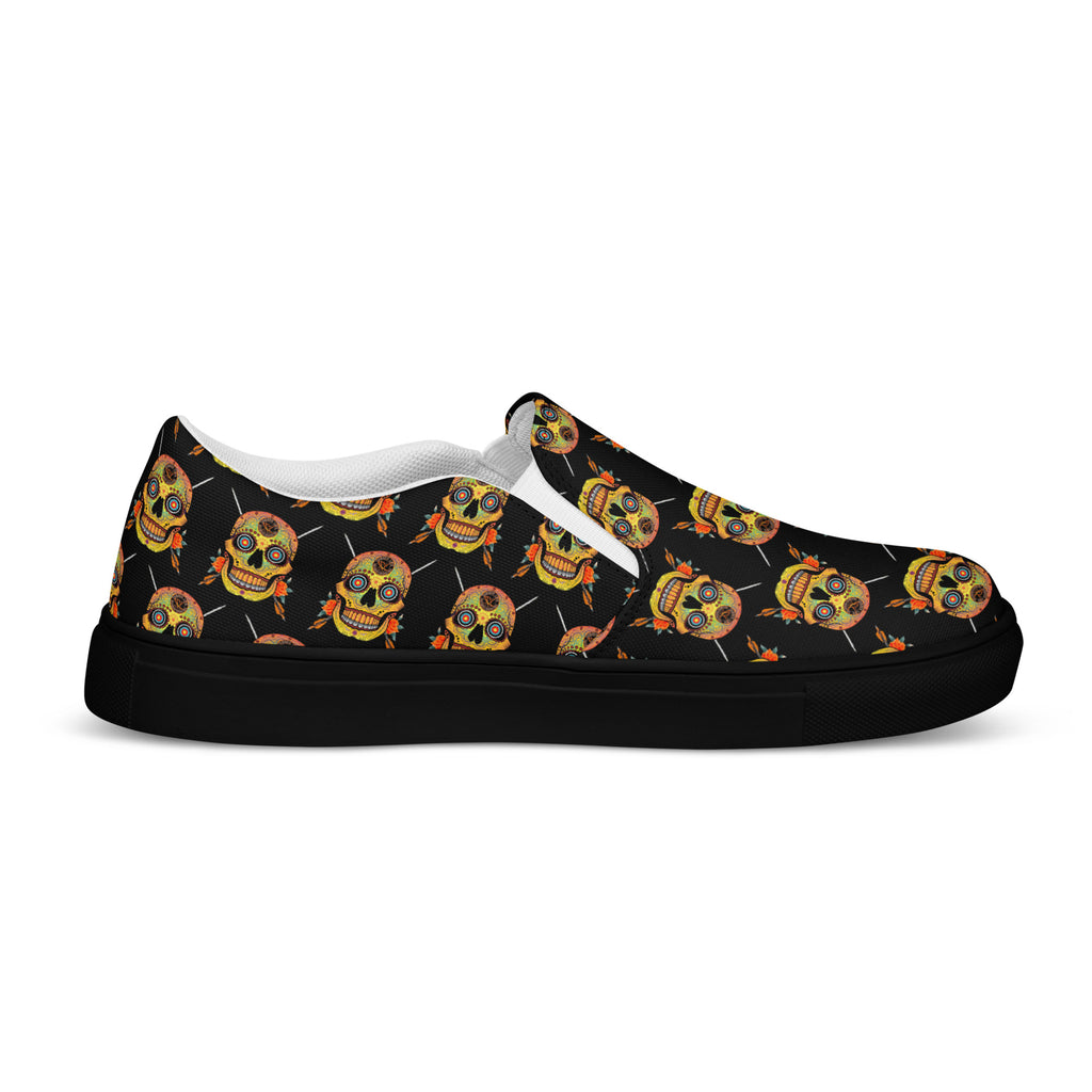 Sugar Skull Kick-Around Shoes, outer side view