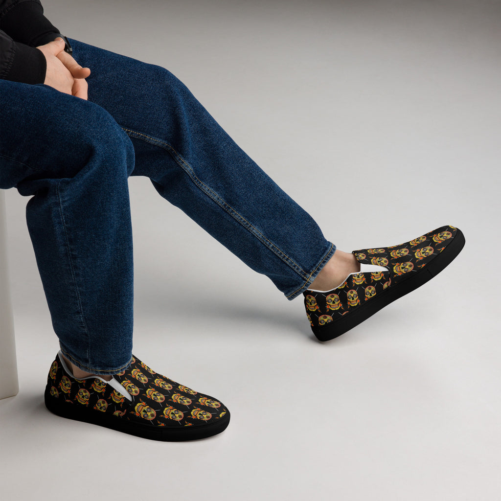 Sugar Skull Kick-Around Shoes, side view
