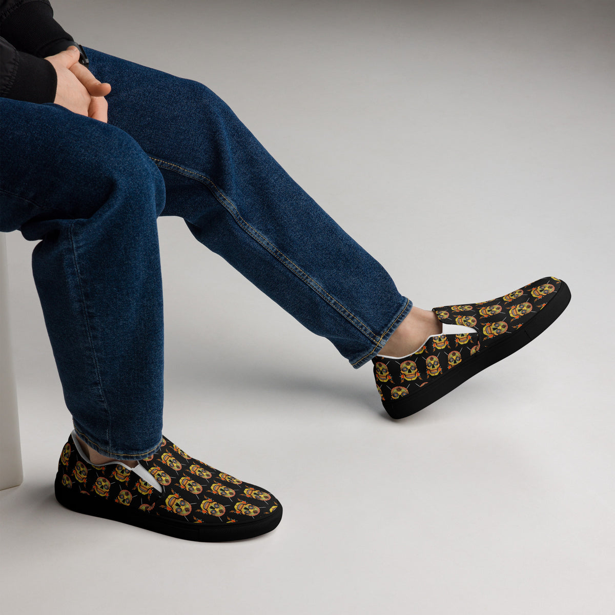 Sugar Skull Kick-Around Shoes, side view