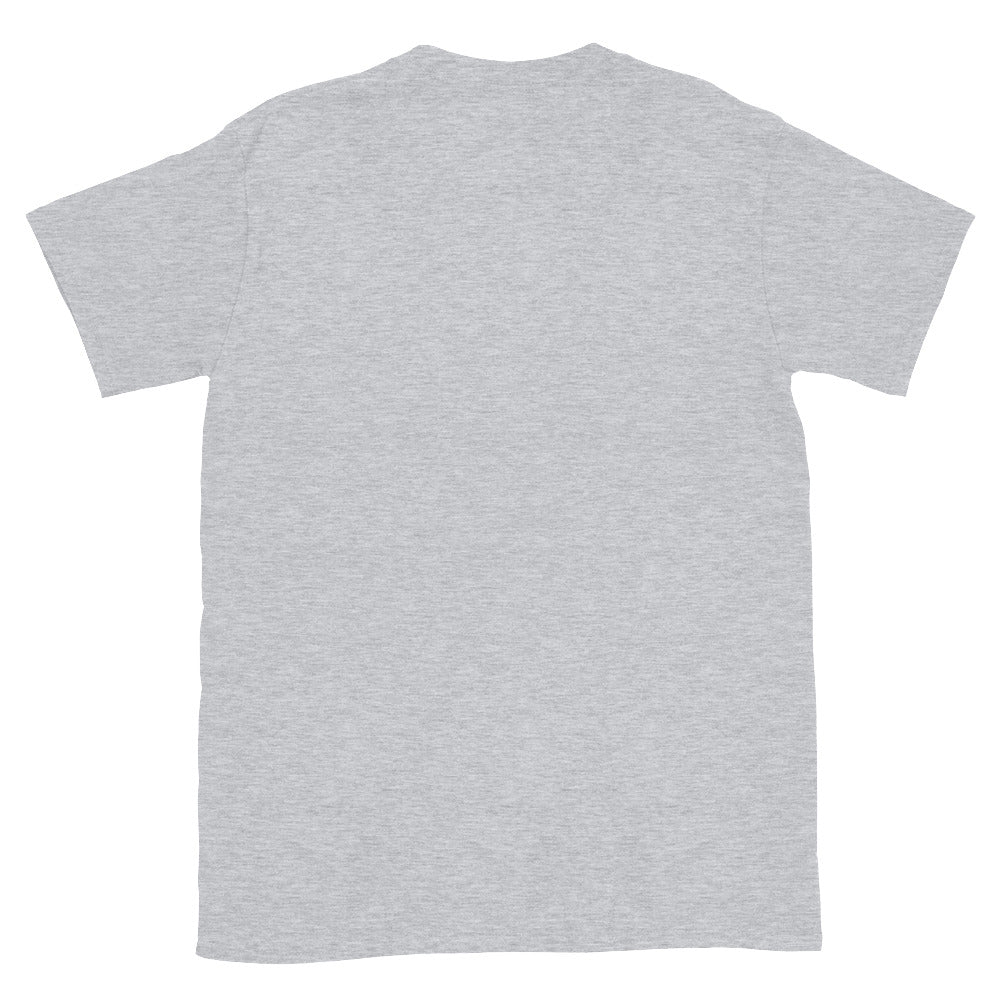 Sugar Skull T-Shirt in Sport Grey, flat back view