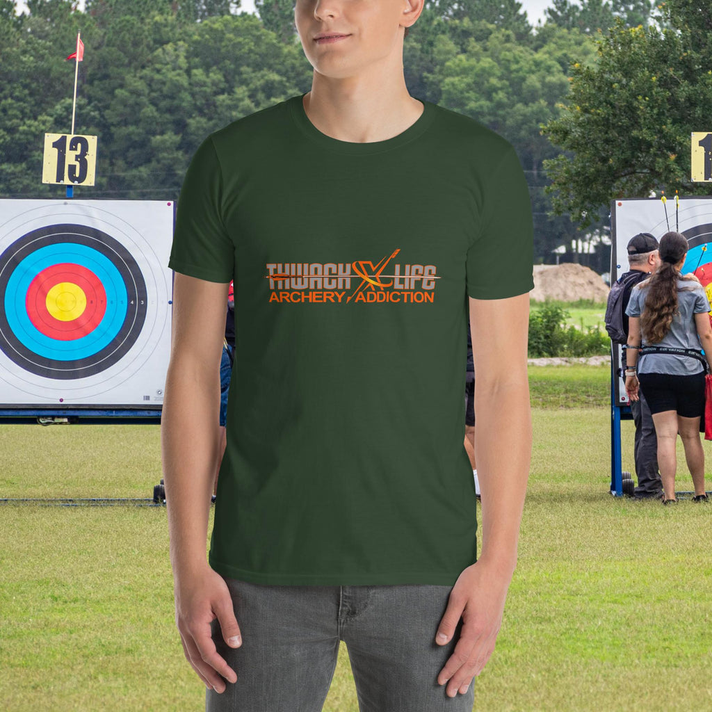 Sugar Skull two-sided t-shirt in Forest Green, front view