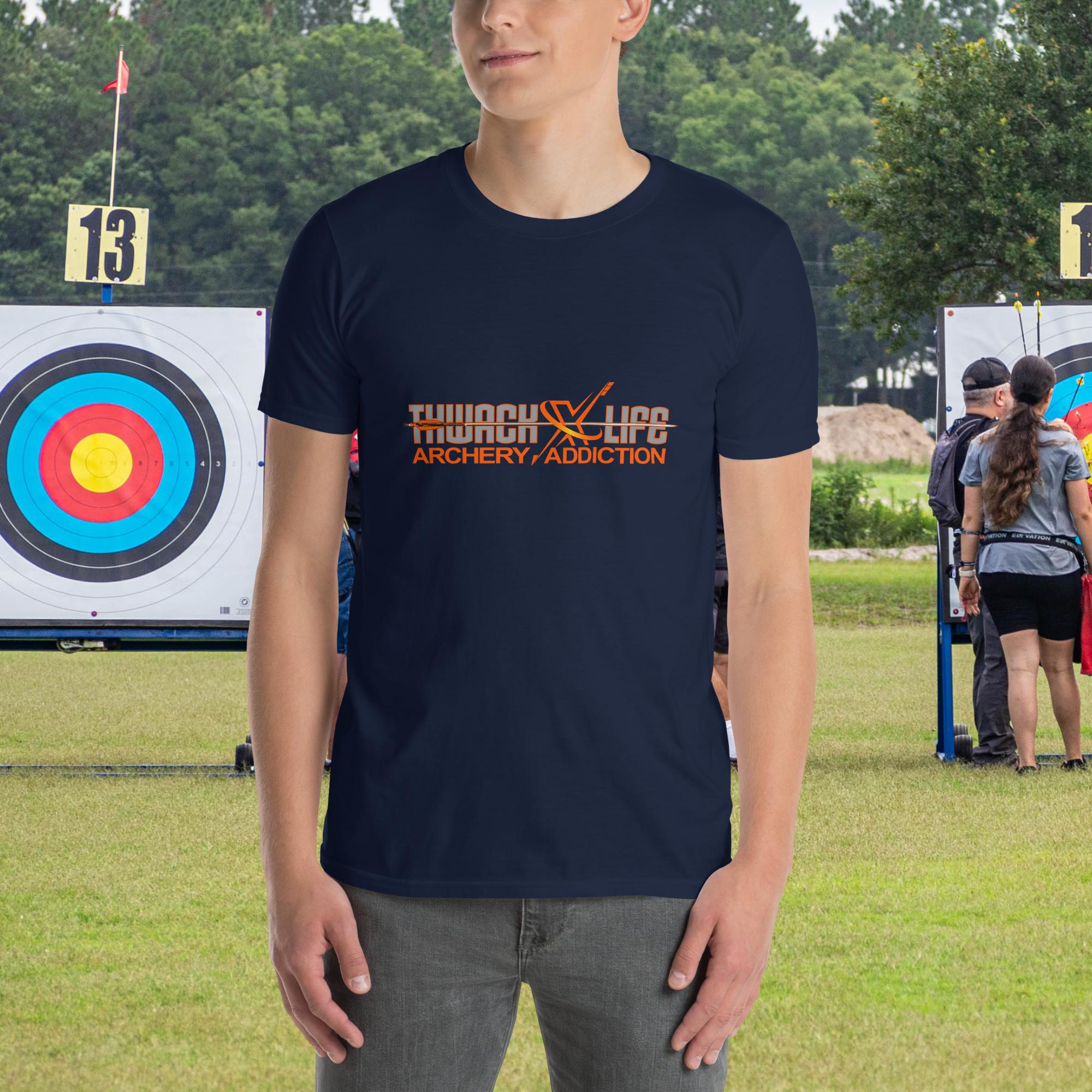 Sugar Skull two-sided t-shirt in Navy, front view