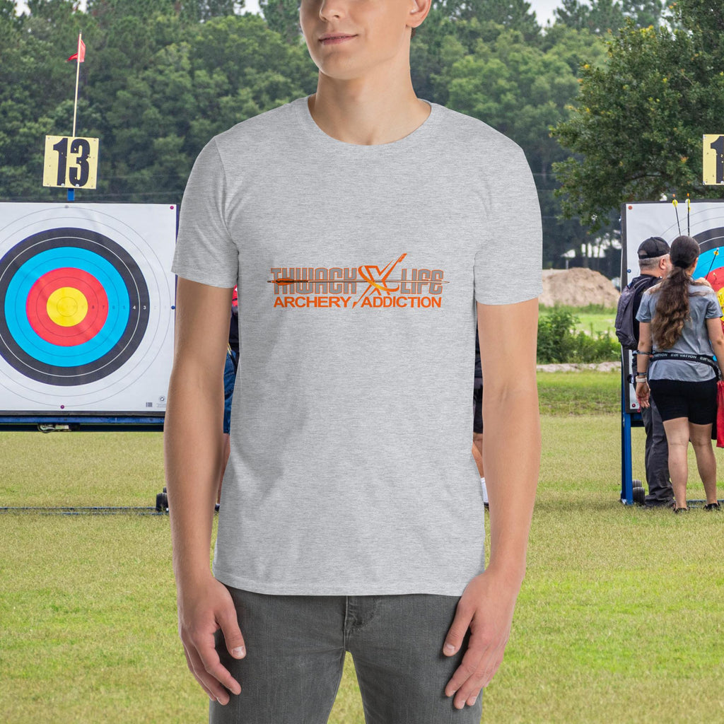 Sugar Skull two-sided t-shirt in Sport Grey, front view